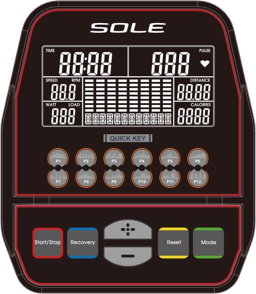 Sole ST300 Strider Console Display